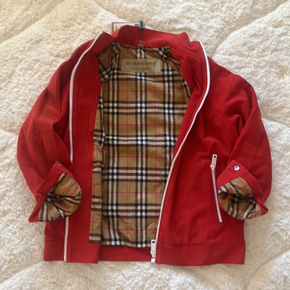 Burberry Suede Jacket. Size 6 US. New! - Picture 3 of 9